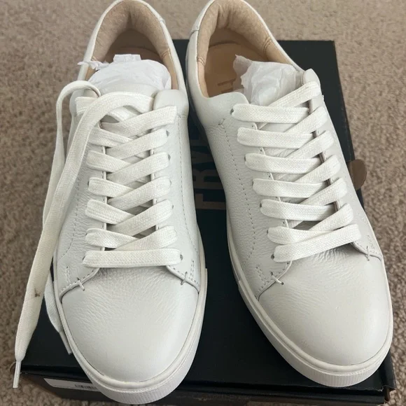 Frye White Leather Sneakers for Women - Picture 4 of 9